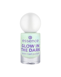 Лак для ногтей Glow in the dark mini nail polish 01 5мл Essence