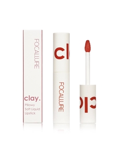 Суперстойкая жидкая помада для губ Clay Pillowy Soft Liquid Lipstick 203 2г Focallure