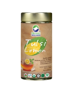 Чай с Тулси и Лимоном (100 г), Tulsi Lemon Tea, произв. Organic wellness