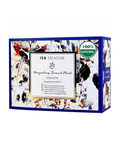 Черный чай Дарджилинг второго сбора (18 пак, 2 г), Darjeeling Second Flush Tea, произв. Tea treasure