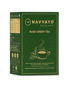 Зеленый чай с Розой (100 г), Rose Green Tea, произв. Navvayd