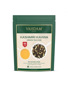 Кашмирский Кахва Чай (100 г), Kashmiri Kahwa Green Tea, произв. Vahdam