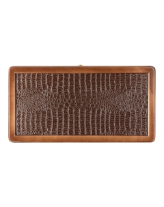 Нарды деревянные, 50×50 см, крокодил, коричневые Take it easy