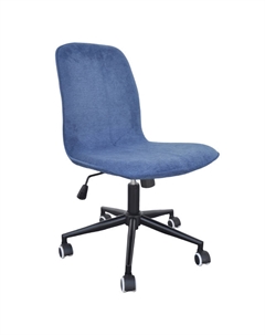 Кресло офисное VARG 530х560х880(980)мм ткань/пластик/металл темно-синий Нет марки
