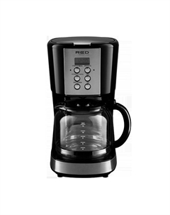 Кофеварка капельная Red Solution RCM-M1529, 900 Вт, кофе молотый, 1.5 л/1.5 л, дисплей, черный (RCM-M1529) Red solution