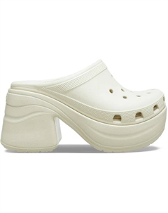 Женские сабо Siren Clog на платформе, белый Crocs