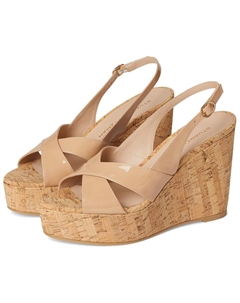 Туфли Dayna Slingback Wedge, цвет Adobe Stuart weitzman