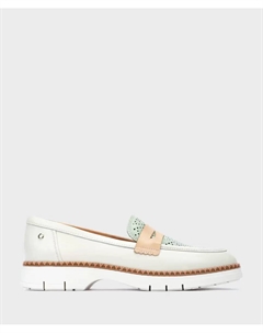 Женские кожаные мокасины с очень легкой подошвой, белый Pikolinos