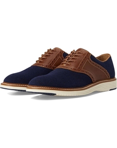 Оксфорды Upton Knit Saddle, цвет Navy Knit/Tan Full Grain Johnston & murphy