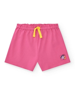 Шорты для девочек с эластичным поясом и шнурком, розовый Tuc tuc