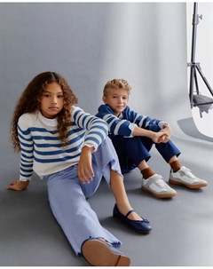 Свитер для девочки из синели, белый Kids el corte inglés