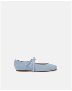 Замшевые туфли Мэри Джейн на шнуровке для девочек, светло-голубой Coconut el corte inglés