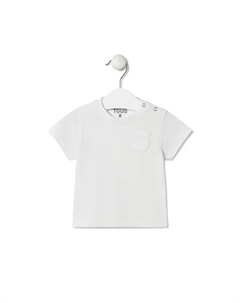 Футболка из хлопка с принтом Bold Bear, белый Tous