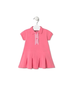 Платье для девочки из хлопкового пике, розовый Tous