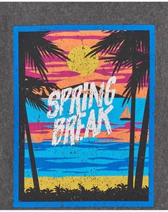 Футболка для мальчика с короткими рукавами и принтом спереди, серый Tuc tuc