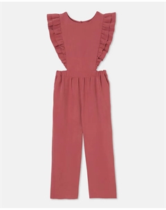 Комбинезон-кюлот для девочки с двойными оборками, розовый Coconut el corte inglés