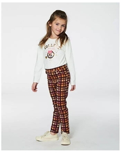 Футболка Little Girls из органического хлопка с принтом, белая - Для малышей, Детей, бежевый Deux par deux