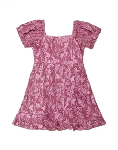 Платье с пышными рукавами для больших девочек из искусственного запаха, оранжевый Trixxi