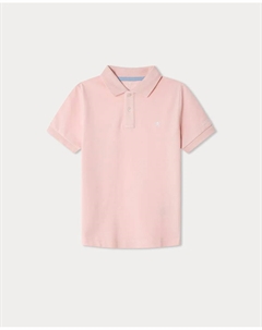 Футболка-поло для мальчиков с маленьким логотипом, розовый Hackett