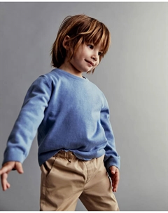 Простой базовый свитер, синий Сфера