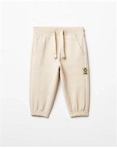 Махровые брюки с карманами, бежевый Сфера