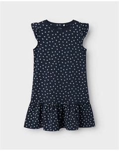 Платье с короткими рукавами, темно-синий Name it