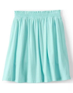 Юбка Big Girls Plus со сборками, розовый Lands' end