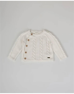 Свитер с рукавами реглан для мальчика, белый Nanos