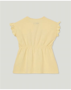 Голубое платье без рукавов для девочки, желтый Baby el corte inglés