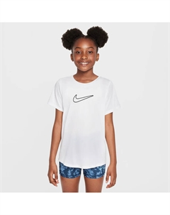 Футболка One Fitted для девочек, белый Nike