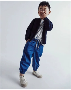 Комфортные джинсовые брюки, синий Сфера