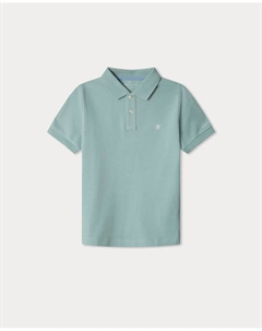 Футболка-поло для мальчиков с маленьким логотипом, светло-зеленый Hackett