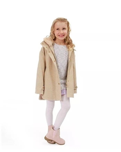 Съемное пальто с капюшоном для девочек «Когда я вырасту» — для детей, коричневый Belle & bloom