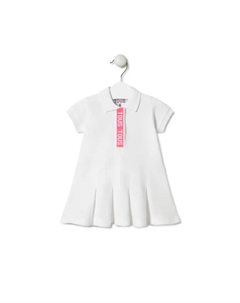 Платье для девочки из хлопкового пике, белый Tous
