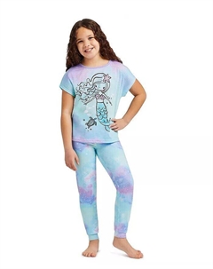 Пижамный комплект из трех предметов для девочек, детская одежда для сна, топ с короткими рукавами, длинные брюки и шорты в тон, пижамный комплект, розовый Jellifish kids