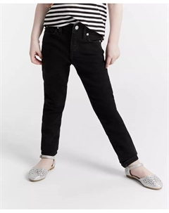 Джинсы скинни Tulipa для девочек, черный Epic threads