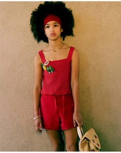 Комбинированные шорты, красный Сфера