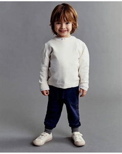 Махровые брюки с карманами, темно-синий Сфера