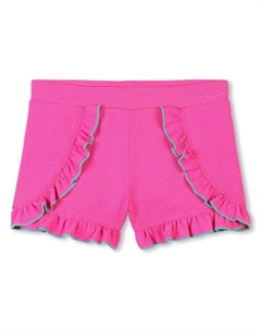 Плавки для девочки розового цвета с микропринтом, розовый Billieblush