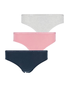 Упаковка из 3 классических бикини, розовый Converse