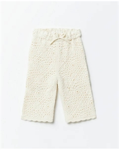 Вязаные брюки крючком, цвет Crudo Сфера