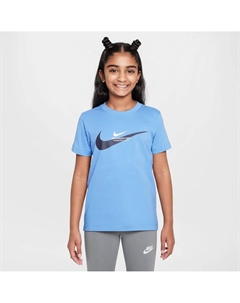 Детская футболка с принтом, синий Nike
