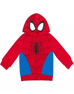 Флисовый пуловер с капюшоном для косплея «Мстители и Человек-паук» для мальчиков, мультиколор Marvel