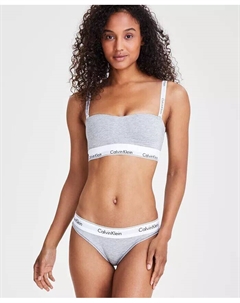 Современное хлопковое нижнее белье-бандо и бикини на легкой подкладке, розовый Calvin klein