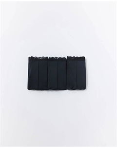 Трусики из микрофибры с высокой талией, черный Сфера