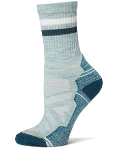 Носки Hike Light Cushion Tube Stripe Crew Socks, цвет Frosty Green Smartwool