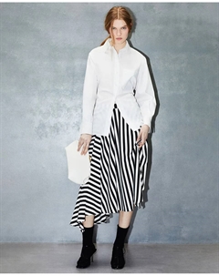 Полосатая юбка, белый Сфера