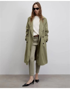 Брюки чиносы с поясом, цвет Kaki Сфера