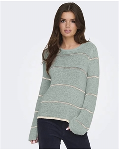 Женский свитер с длинными рукавами, светло-голубой Jdy