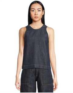 Топ Sleeveless Top, цвет Blueberry 7 for all mankind